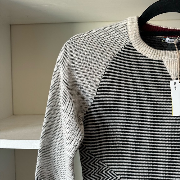 Smartwool | NEW Merino Wool Blend Dacono Striped Sweater - Picture 2 of 14